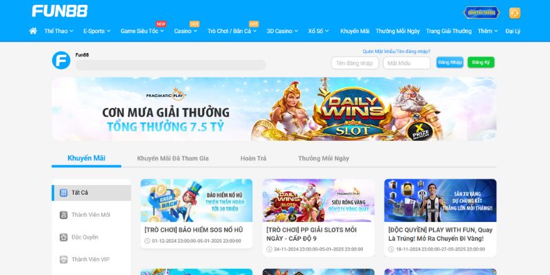 Một số lưu ý khi nhận khuyến mãi từ Fun88